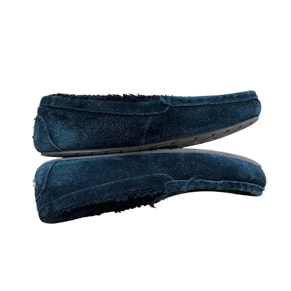4/$25 Koolaburra by Ugg Black Moccasin Slippers Boy's Size 4 Black Slip On Shoes